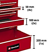 Einhell Kolica za radionicu TC-TW 150  (D x Š x V: 68,5 x 45,5 x 87,5 cm, Broj ladica: 7 Kom., Bez sadržaja) | BAUHAUS