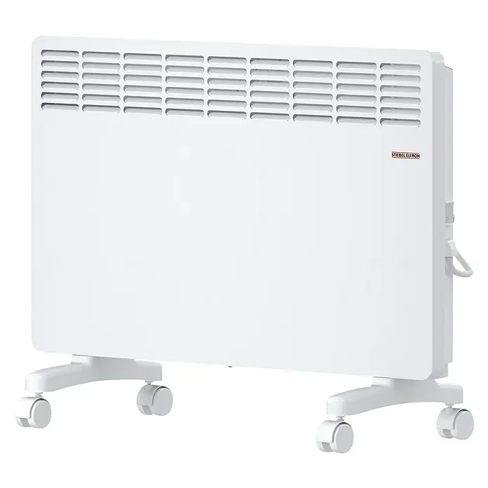 Stiebel Eltron Konvektorheizung - 2.000 W, Raumheizvermögen: 25 m², Weiß - Weißer, mobiler Stiebel Eltron Heizkörper mit Rollen. Ideal für flexible Wärme im ganzen Haus.
