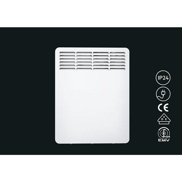 AEG Konvektorheizung Wandmontage (500 W, Raumheizvermögen: 6 m², Alpinweiß) | BAUHAUS