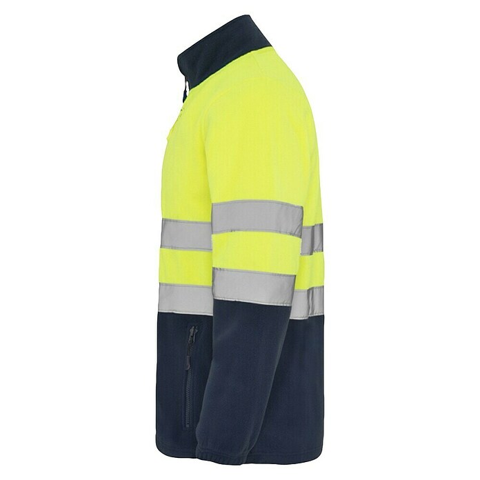 Chaqueta polar Altair (XL, Amarillo flúor/Azul marino) | BAUHAUS