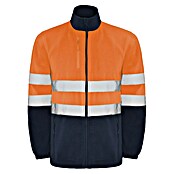 Chaqueta polar Altair (M, Naranja flúor/Azul marino) | BAUHAUS