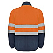 Chaqueta polar Altair (M, Naranja flúor/Azul marino) | BAUHAUS