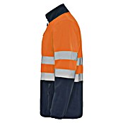 Chaqueta polar Altair (M, Naranja flúor/Azul marino) | BAUHAUS