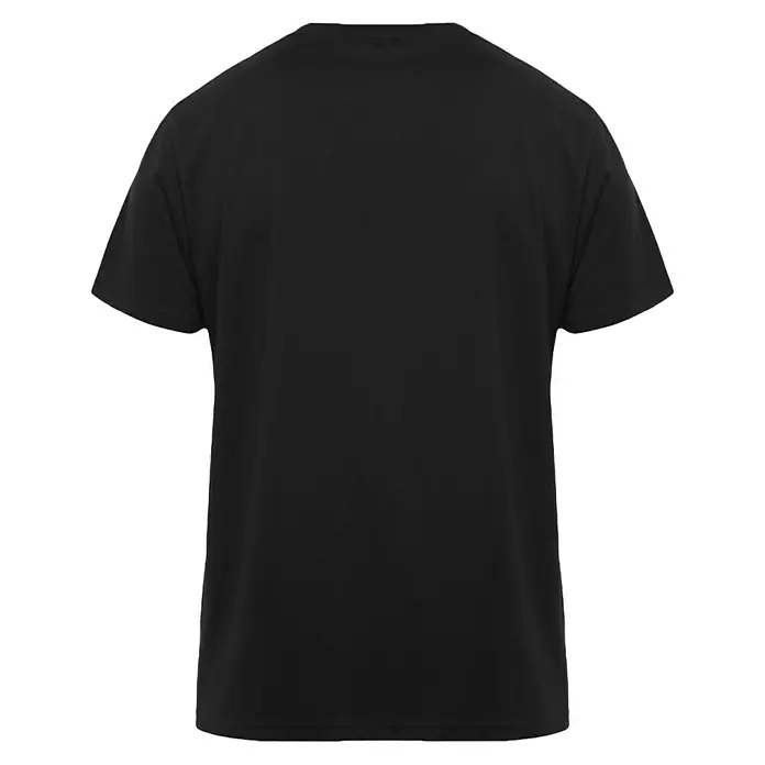 Camiseta Expedition - S, Negro/Rojo, 60% algodón / 40% poliéster - Camiseta negra de algodón de alta calidad. Una prenda básica y elegante para un look diario informal y cómodo.