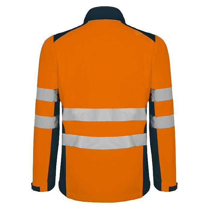 Chaqueta Softshell Antares (4 XL, Naranja flúor/Azul marino) | BAUHAUS