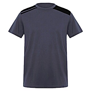 Camiseta Expedition (M, Plomo/Negro, 60% algodón / 40% poliéster)