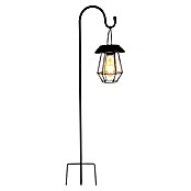 BAUHAUS Solar-Erdspieß Laterne (0,06 W, L x B x H: 12 x 12 x 78 cm, Schwarz, IP44, 7,2 lm) | BAUHAUS