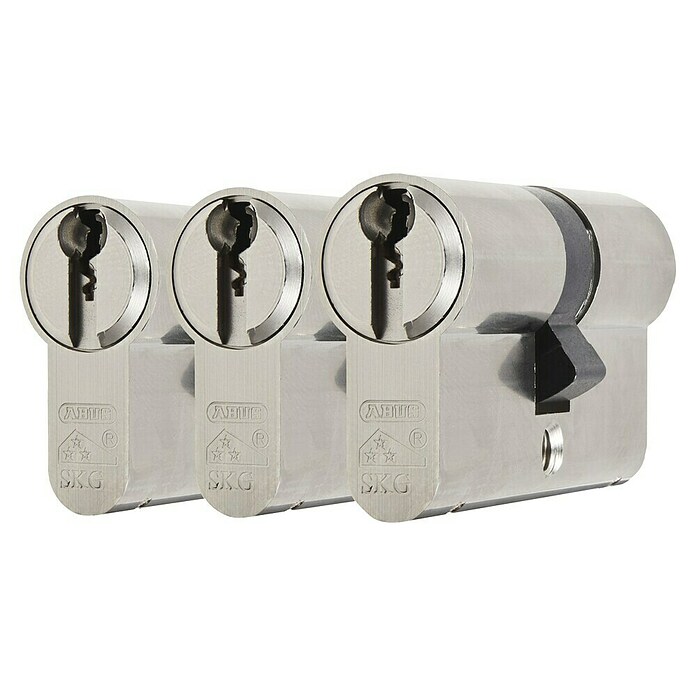 Abus Profielcilinderset E70NM 30/30 TR B/DFN (Aantal sleutels: 3 st., Aantal slotpennen: 6 st.) | BAUHAUS