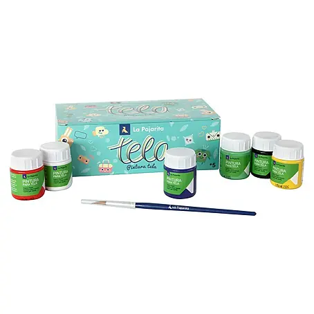 La Pajarita  Pintura Kit Tela