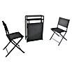 Sunfun Maja Balkonmöbel-Set (3-tlg., Anthrazit)