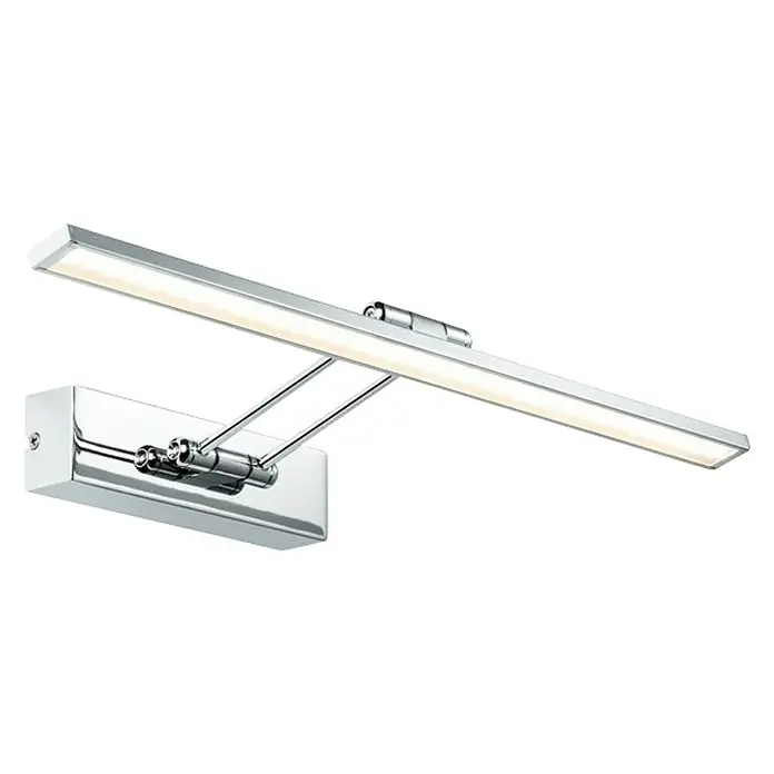 Paulmann Galeria LED-Bilderleuchte Beam Fifty - 7 W, L x B x H: 45 x 19 x 4,6 cm, Chrom, Warmweiß - LED-Bilderleuchte in Chromoptik zur stilvollen Akzentuierung von Gemälden und Kunstdrucken im Wohnbereich.