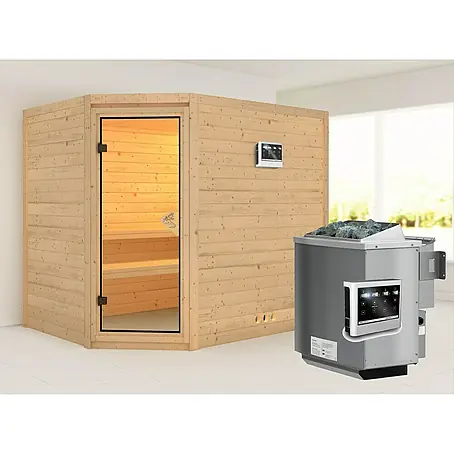 Karibu  Massivholzsauna Tanami