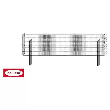 Bellissa  Gabione BP-7 Grundbausatz Paravento