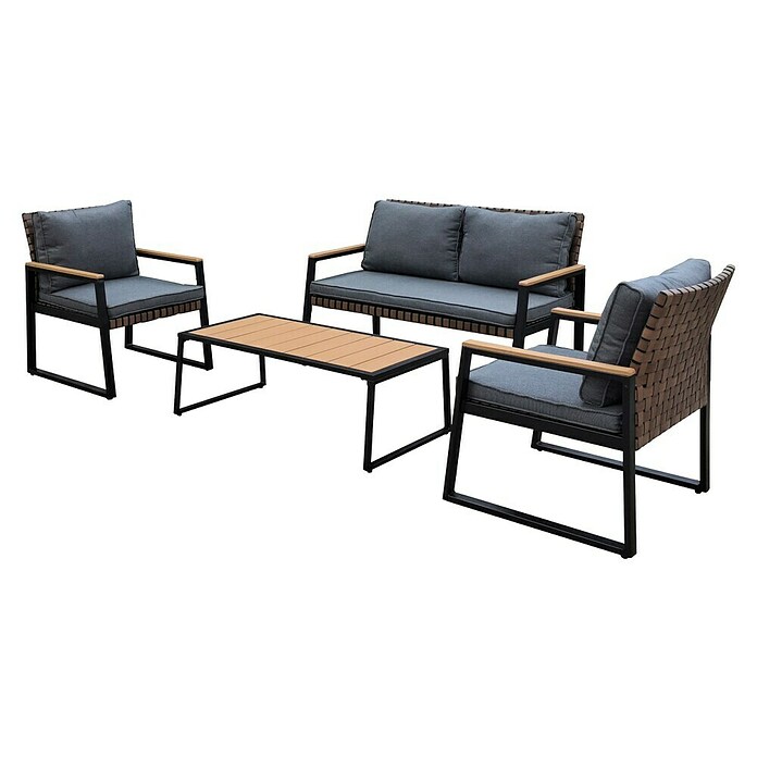 Sunfun Komplet lounge pohištva Gaja  (4 -del.) | 8303 - Loungeset | ICAE - Sommermöbel Loungemöbel | ICA - Sommermöbel | IC - Freizeit im Garten | I - Stadtgarten | BAUHAUS