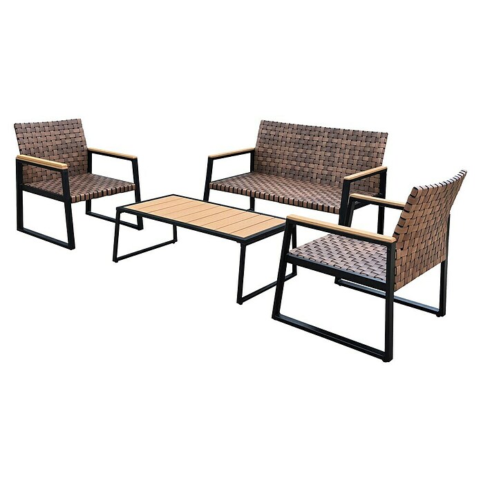 Sunfun Komplet lounge pohištva Gaja  (4 -del.) | 8303 - Loungeset | ICAE - Sommermöbel Loungemöbel | ICA - Sommermöbel | IC - Freizeit im Garten | I - Stadtgarten | BAUHAUS