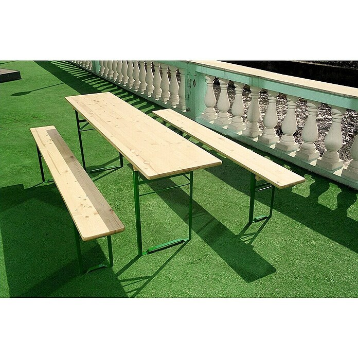 Sunfun Pivska garnitura  (3 -dij., Natur, zelena) | BAUHAUS