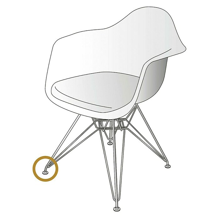 Wagner System Regulierschrauben (Durchmesser: 37 mm, Gewinde: M 10, Weiß) | BAUHAUS