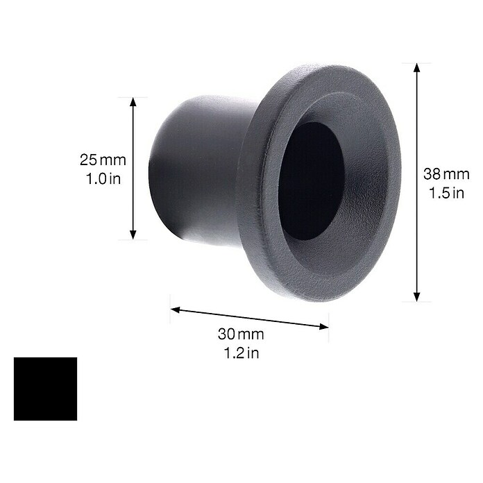 Wagner System Wandhaken WH0450 (Ø x L: 38 x 30 mm, 1 Stk.) | BAUHAUS