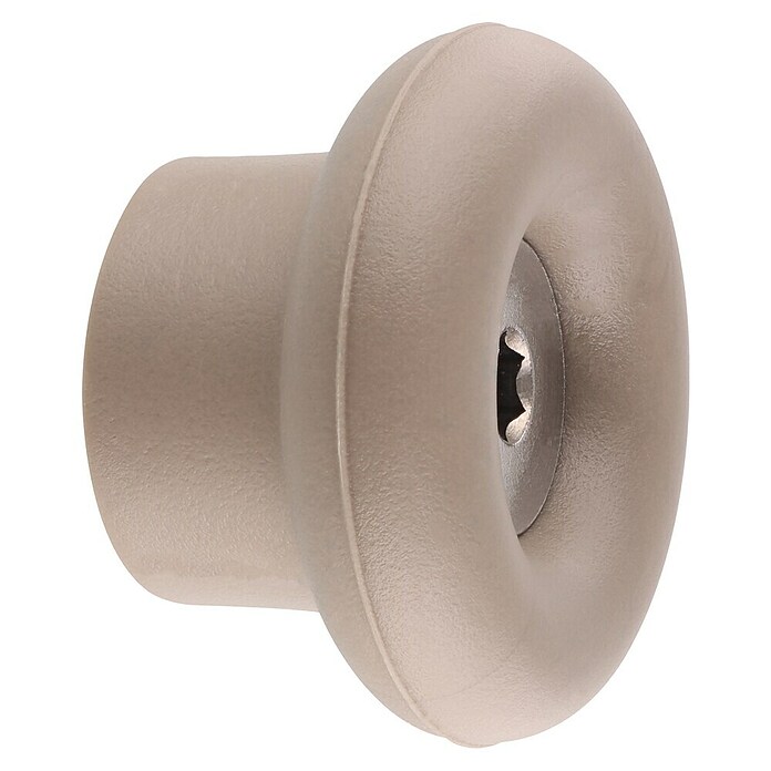 Wagner System Garderobenhaken DOT (Ø x H: 40 x 25 mm, Taupe, 1 Stk.) | BAUHAUS