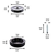 Wagner System Möbelgleiter (Durchmesser: 17 mm) | BAUHAUS