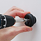 Wagner System Garderobenhaken DOT (Ø x H: 40 x 25 mm, Schwarz, 1 Stk.) | BAUHAUS