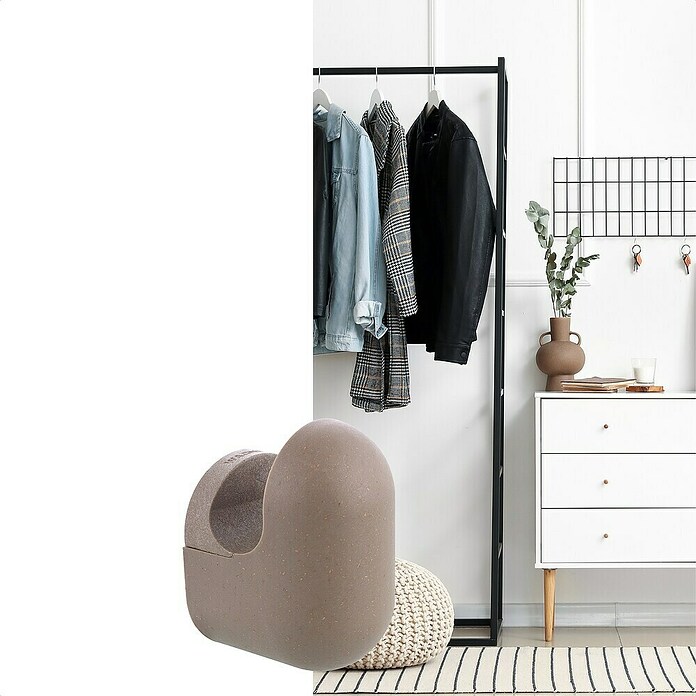 Wagner System Garderobenhaken PILL (L x B x H: 35 x 30 x 50 mm, Taupe, 1 Stk.) | BAUHAUS