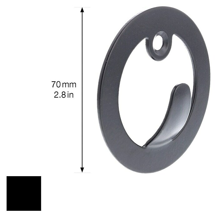 Wagner System Wandhaken (Ø x H: 70 x 15 mm, Traglast: 5 kg, 1 Stk.) | BAUHAUS