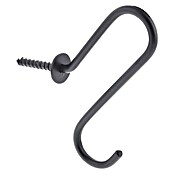 Wagner System Garderobenhaken WH431 (L x H: 70 x 106 mm, Schwarz, 1 Stk.) | BAUHAUS