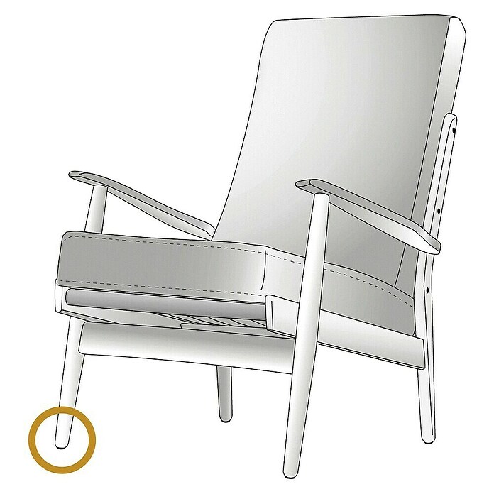 Wagner System Möbelgleiter (Durchmesser: 20 mm) | BAUHAUS