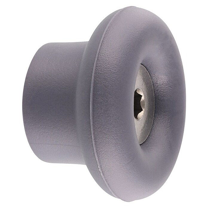 Wagner System Garderobenhaken DOT (Ø x H: 40 x 25 mm, Schiefergrau, 1 Stk.) | BAUHAUS