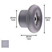 Wagner System Garderobenhaken DOT (Ø x H: 40 x 25 mm, Schiefergrau, 1 Stk.) | BAUHAUS