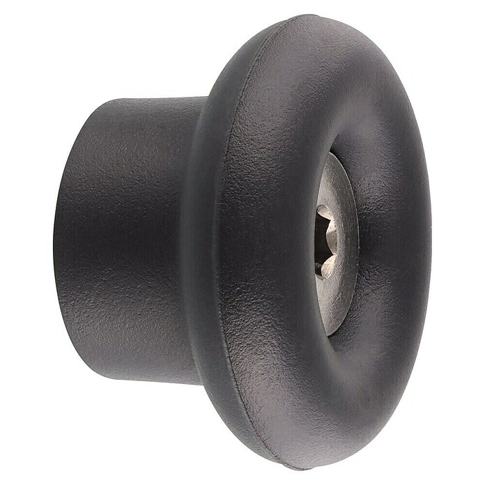 Wagner System Garderobenhaken DOT (Ø x H: 40 x 25 mm, Schwarz, 1 Stk.) | BAUHAUS