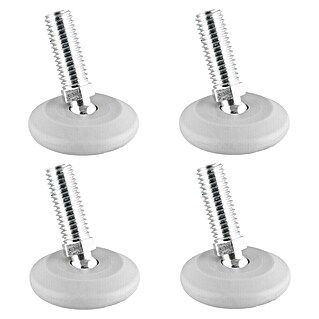 Wagner System Regulierschrauben (Durchmesser: 37 mm, Gewinde: M 10, Weiß)