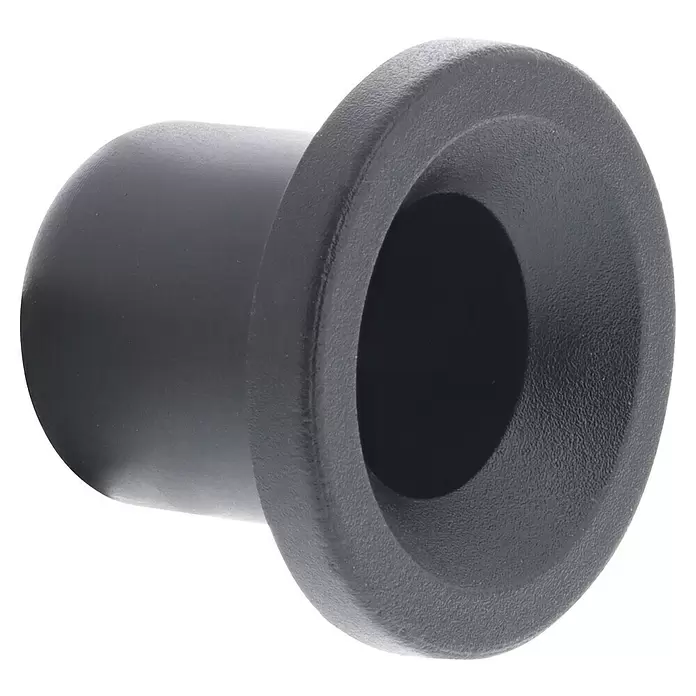 Wagner System Wandhaken WH0450 - Ø x L: 38 x 30 mm, 1 Stk. - Dunkelgraue texturierte Kunststofftülle, zylindrisch mit einer ausgestellten Öffnung.