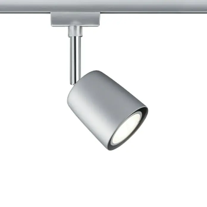 Paulmann URail LED-Spot Cover - 10 W, Chrom, GU10 - Moderne silberne Schienenleuchte, ideal für flexible Beleuchtungslösungen in jedem Raum. Stilvolles Design mit heller LED.