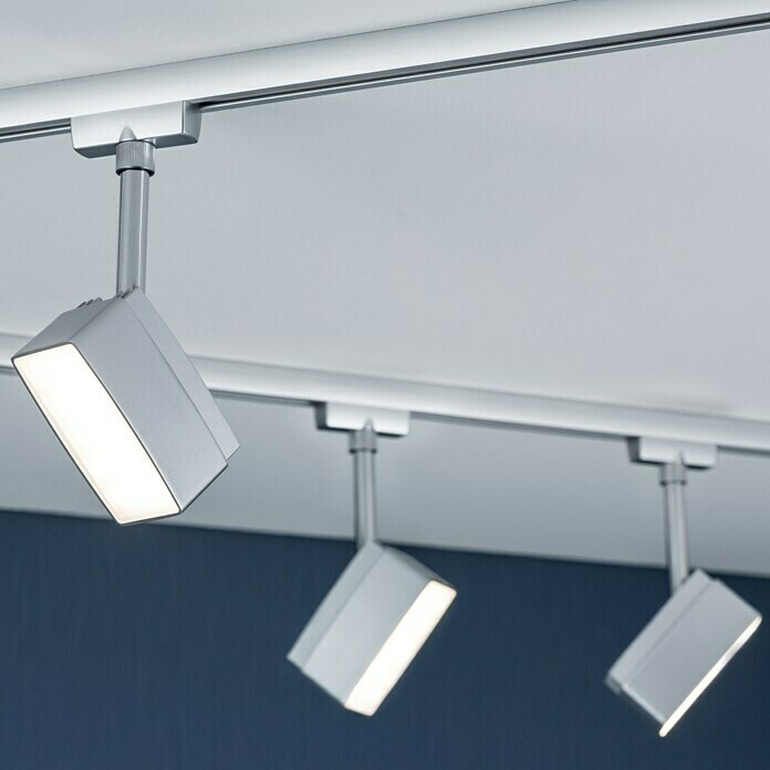 Paulmann URail Foco LED para riel (5 W, Color de luz: Blanco cálido, L x An: 5 x 4,8 cm)