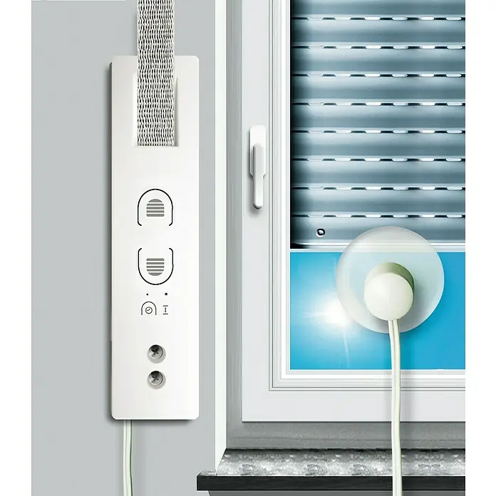 Schellenberg Rollodrive Sensor solar - Específico para: Schellenberg Enrollador Rollo Drive 35/45, Apto para: Persiana - Persiana enrollable con control para una fácil operación. El control permite un ajuste cómodo de la luz en la habitación.