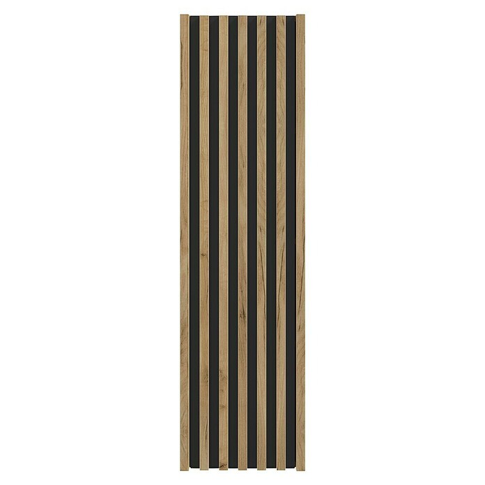 Hochschrank Line (B x T x H: 34,3 x 35,8 x 125 cm, Gold Craft Eiche/Schwarz, Strukturiert) | BAUHAUS