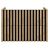Badmöbel-Set Line (81 cm, Gold Craft Eiche/Schwarz, Strukturiert) | BAUHAUS