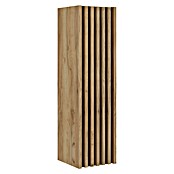 Hochschrank Line (B x T x H: 34,3 x 35,8 x 125 cm, Gold Craft Eiche/Schwarz, Strukturiert) | BAUHAUS