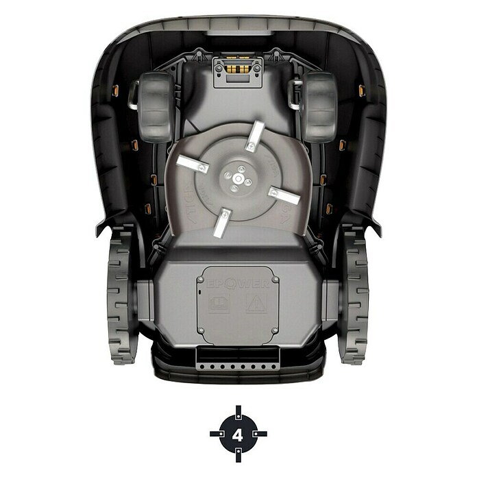 Stiga Mähroboter A750 (900 m², Schnittbreite: 18 cm, Satellitengestützte Navigation, RTK) | BAUHAUS
