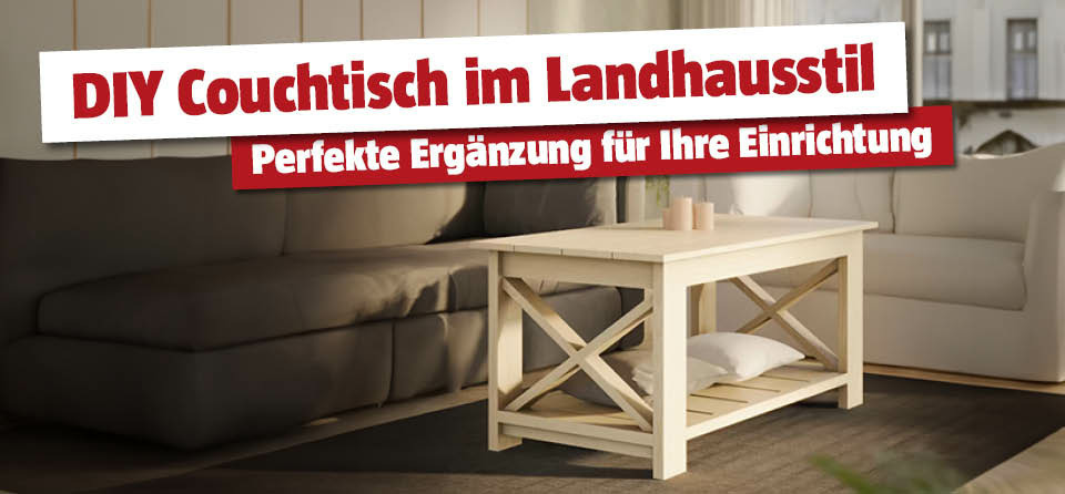 DIY Couchtisch Landhausstil