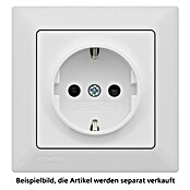 Siemens DELTA Mega Steckdose SIE044073 (Polar Weiß, Glänzend, Kunststoff, Unterputzmontage) | BAUHAUS