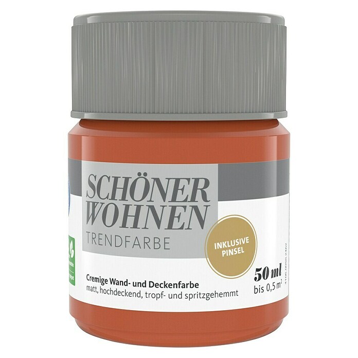 SCHÖNER WOHNEN-Farbe Farbtester Trendfarbe (Aperitivo, Matt, 50 ml, Konservierungsmittelfrei) | BAUHAUS