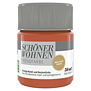 SCHÖNER WOHNEN-Farbe Farbtester Trendfarbe (Aperitivo, Matt, 50 ml, Konservierungsmittelfrei)