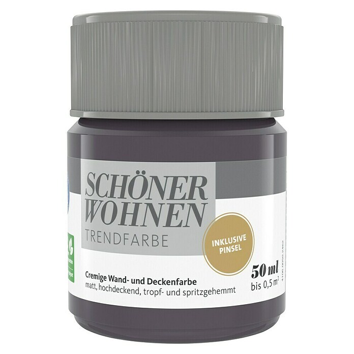 SCHÖNER WOHNEN-Farbe Farbtester Trendfarbe (Universe, Matt, 50 ml, Konservierungsmittelfrei) | BAUHAUS