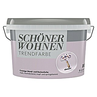 SCHÖNER WOHNEN-Farbe Wandfarbe Trendfarbe (Donut, Matt, 1 l, Konservierungsmittelfrei)