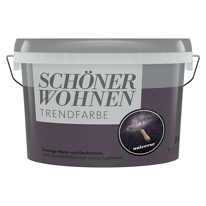 SCHÖNER WOHNEN-Farbe Wandfarbe Trendfarbe (Universe, Matt, 1 l, Konservierungsmittelfrei) | BAUHAUS