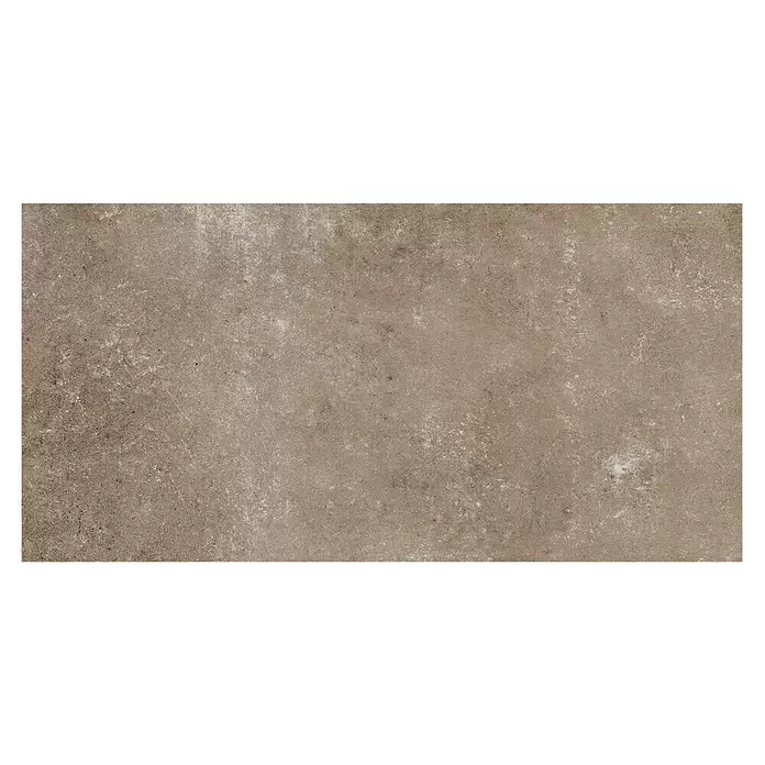 My Home Feinsteinzeugfliese - 30 x 60 cm, Taupe, Matt - Rustikale braun-graue Fliese in Betonoptik mit subtilen hellen und dunklen Nuancen.