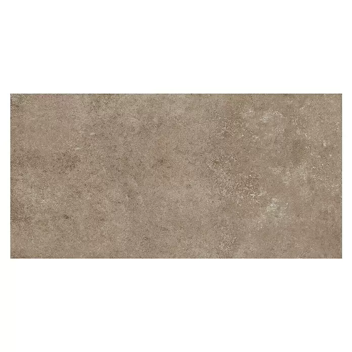 My Home Feinsteinzeugfliese - 30 x 60 cm, Taupe, Matt - Strukturierte braune Fliese in Betonoptik mit subtilen Variationen für moderne Böden oder Wände.